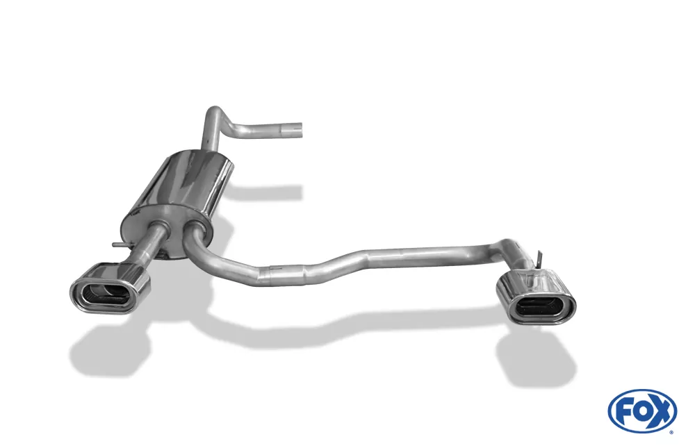 Audi A4 Typ B5  Endschalldämpfer Ausgang rechts/links - 135x80 Typ 53 rechts/links