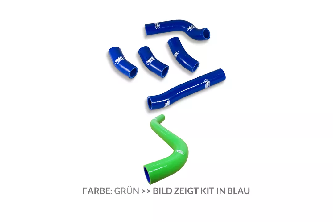SAMCO SPORT Siliconschlauch Kit grün für Kawasaki GPZ900R alle Modelle