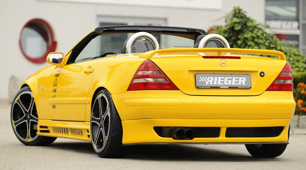 Rieger Seitenschweller für Mercedes SLK (R170) -  01.01- carbon optik