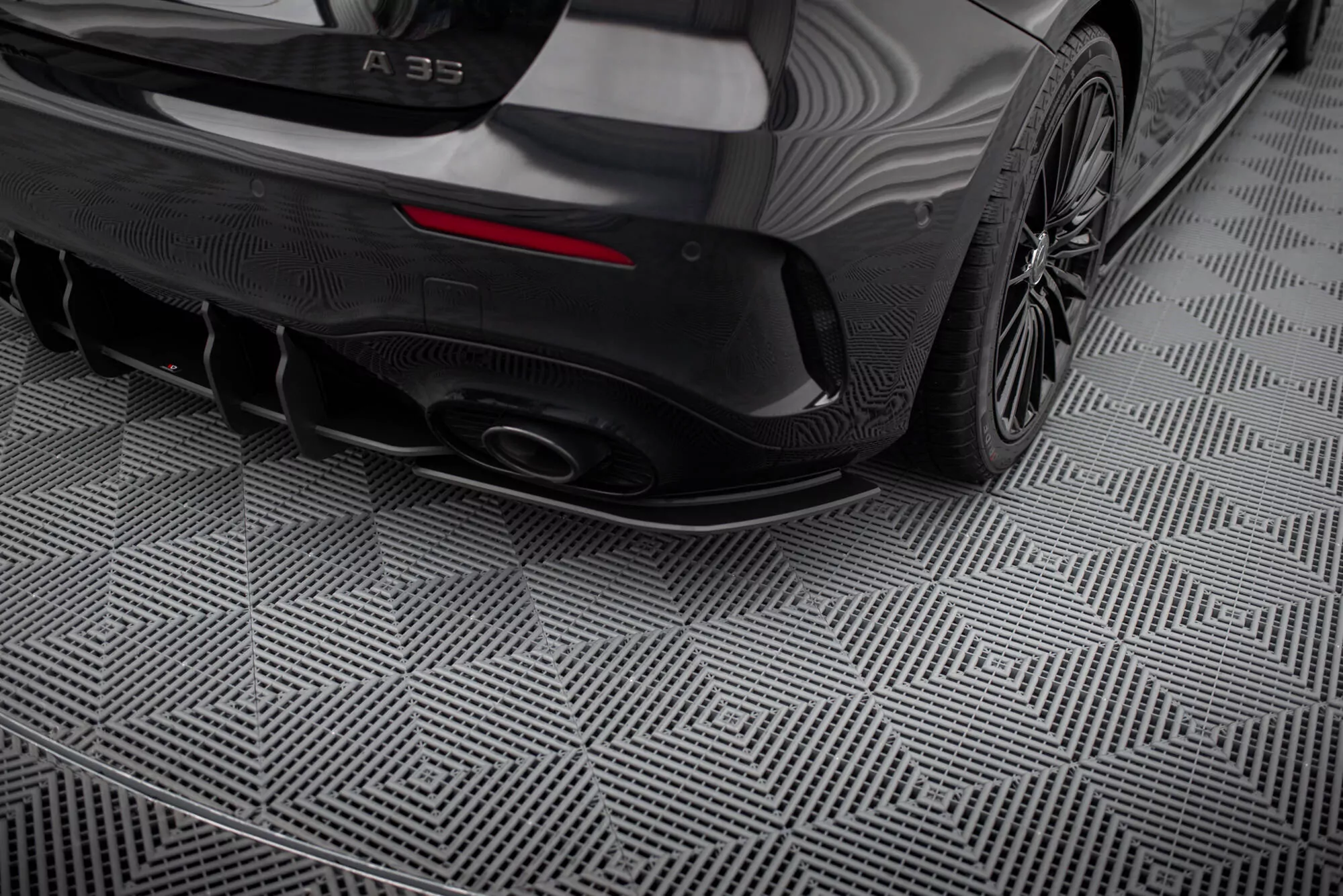 Street Pro Heck Ansatz Flaps Diffusor Für Mercedes-AMG A35 Hatchback W177