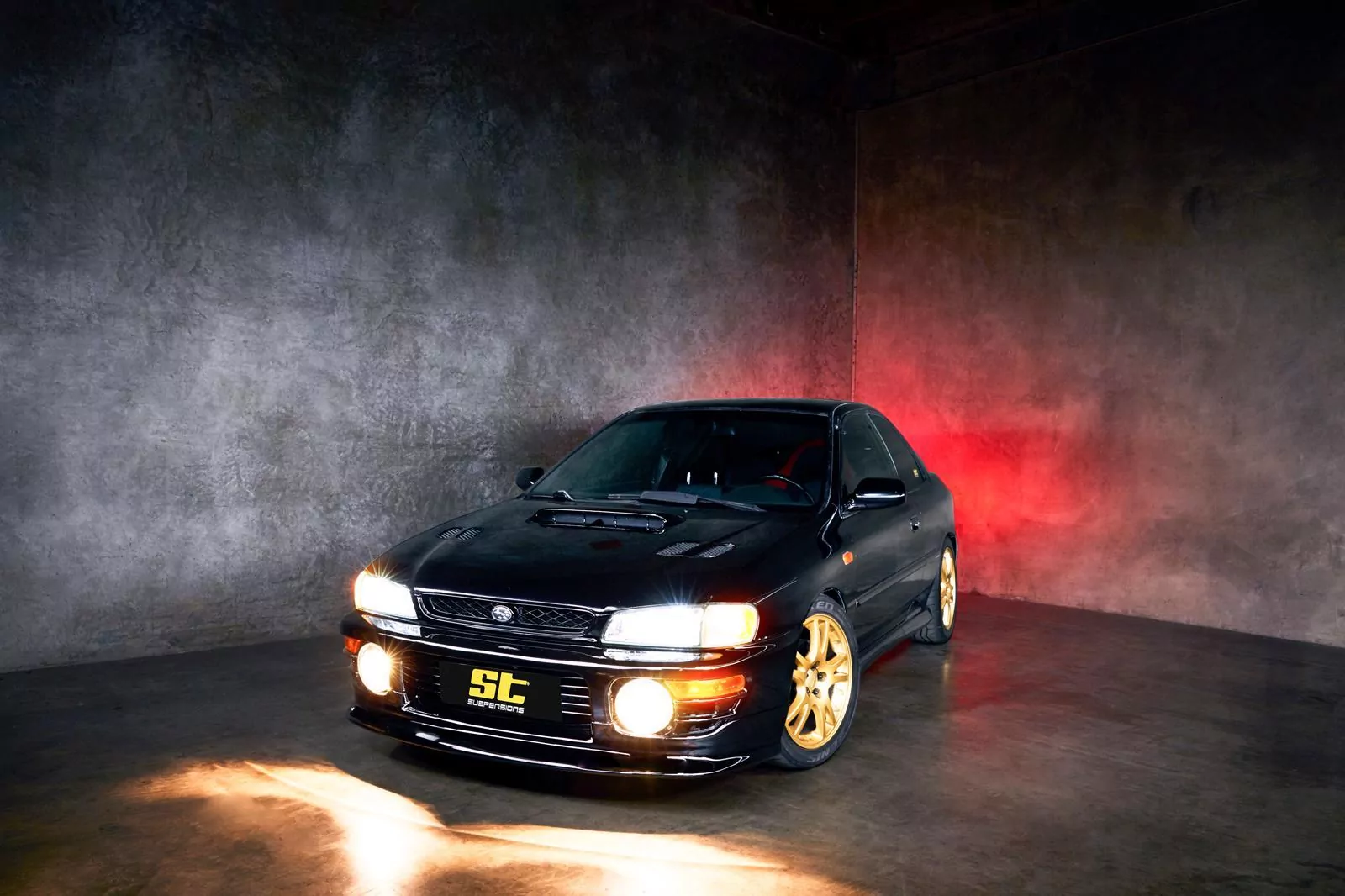 ST Gewindefahrwerk ST XTA  (härteverstellbar mit Stützlager) SUBARU IMPREZA Stufenheck GC (GC/GF, GFC) 08/1992-09/2001