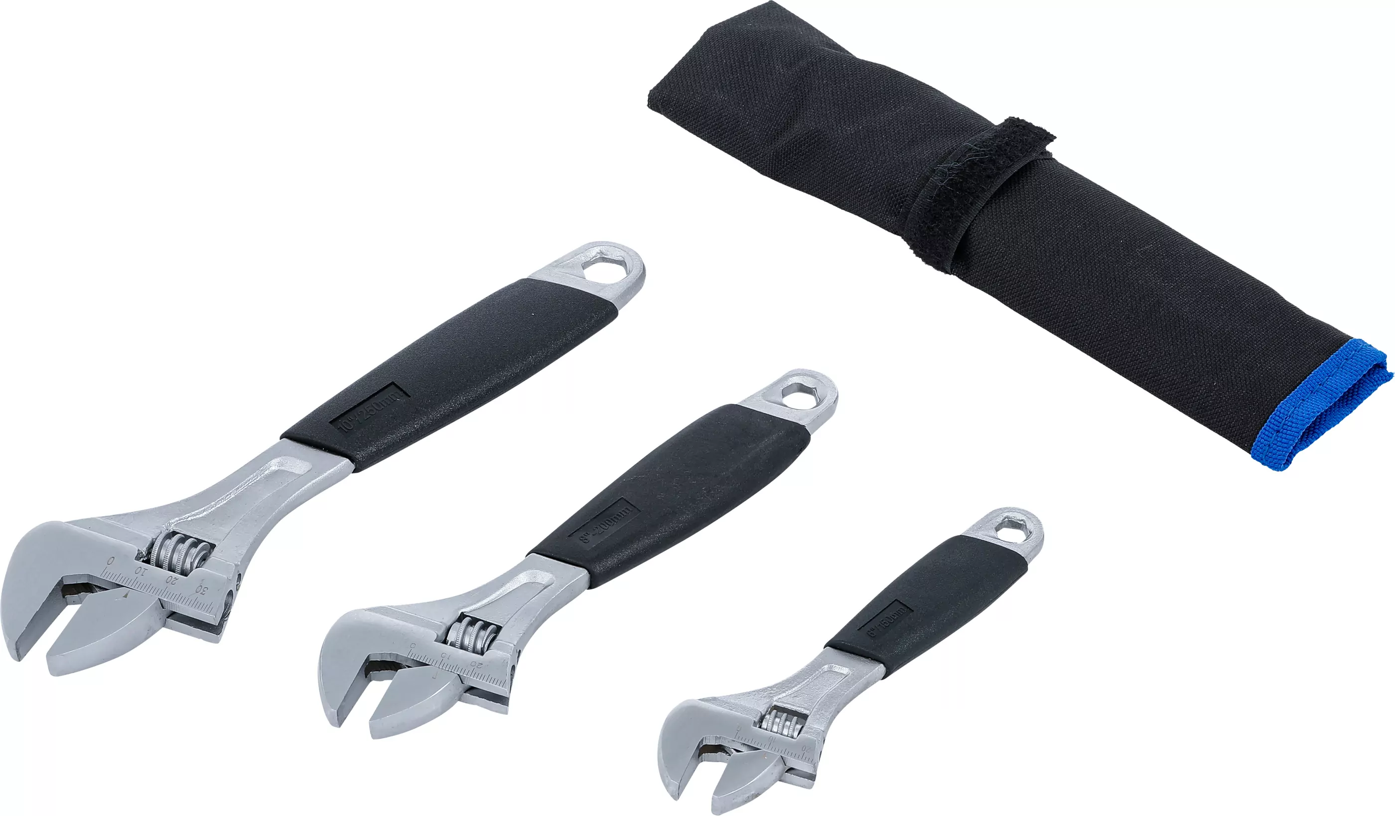 Rollgabelschlüssel-Satz mit Kunststoff-Softgriff | 3-tlg.