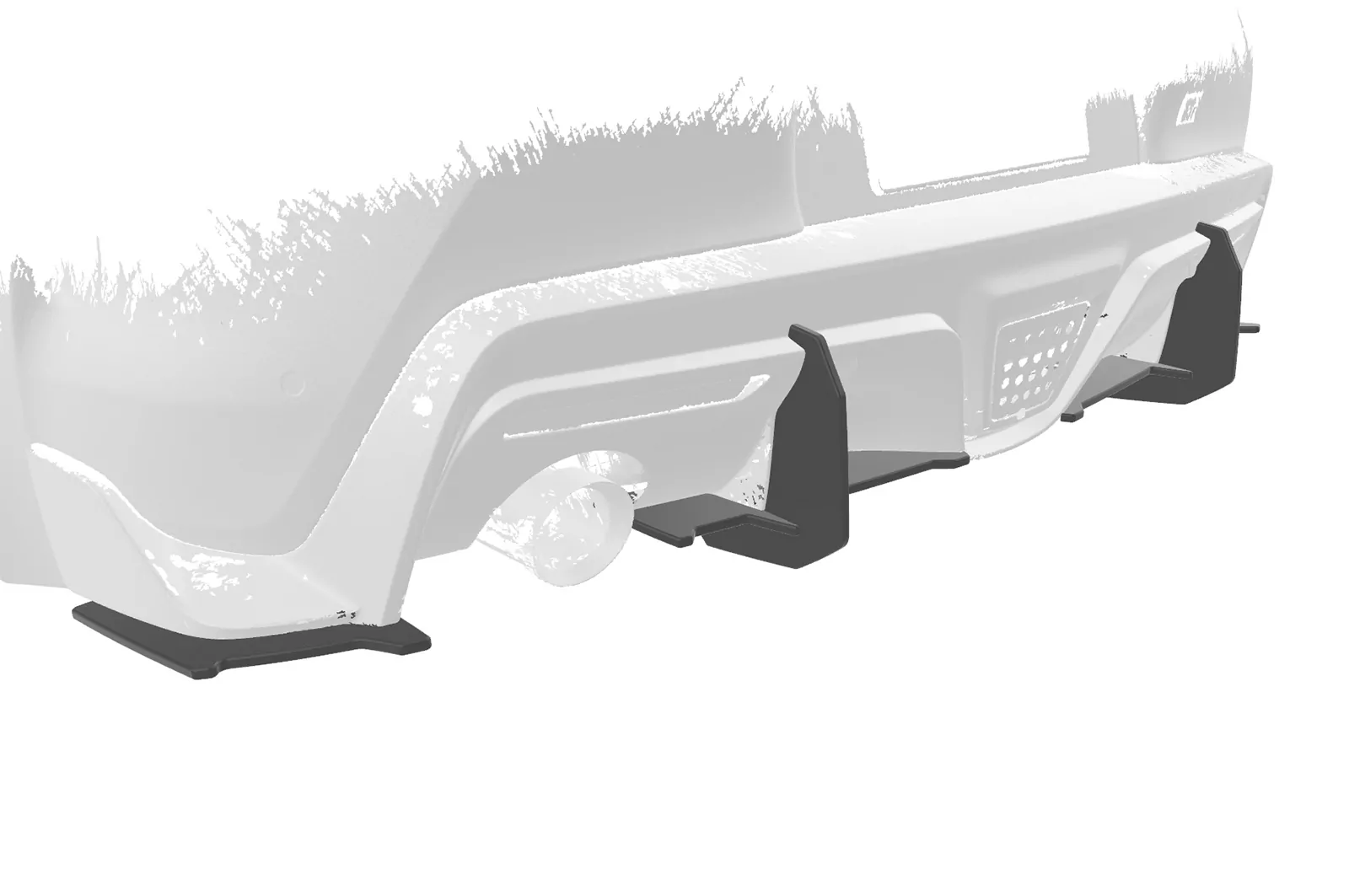 Racing Diffusor / Heckansatz für Toyota GR Supra (A90) HA408