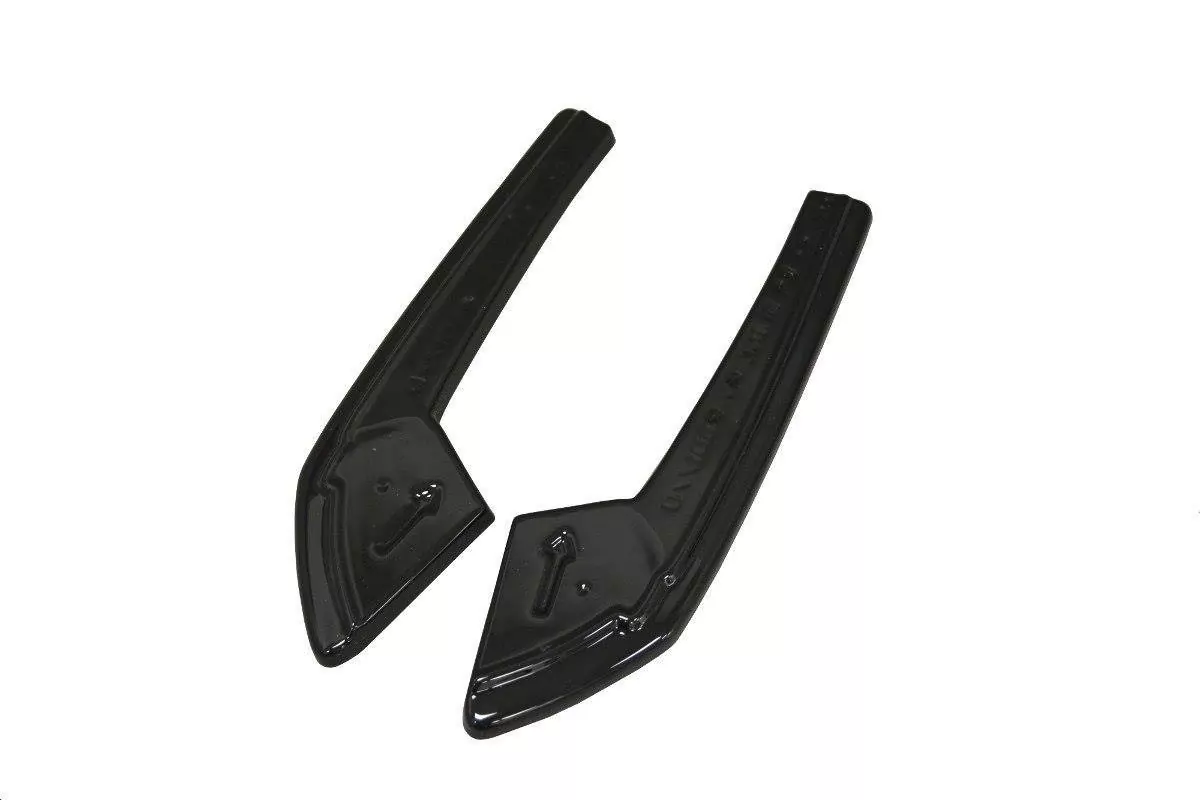 Heck Ansatz Flaps Diffusor Passend Für Diffusor Passend Für Audi A4 B9 S-Line Schwarz Hochglanz Schwarz Hochglanz