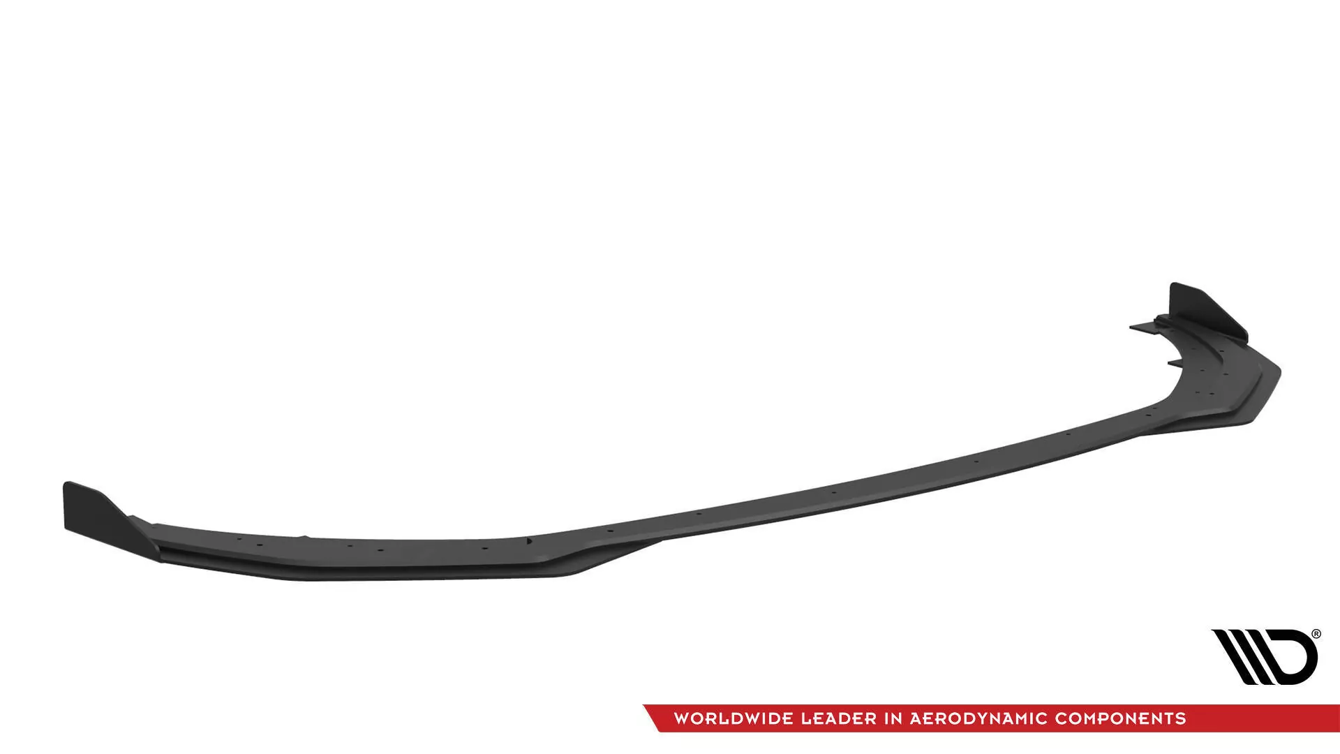 Street Pro Front Ansatz Für +Flaps Für + Flaps Kia Stinger GT / GT-Line / Standard Mk1 Schwarz Hochglanz