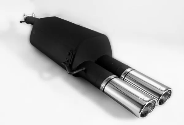 Ulter Sportauspuff für Volkswagen Passat typ 3B 1996-2005 - 2 Endrohre Oval 95×65