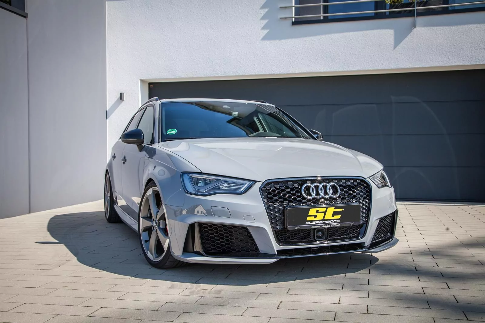 ST Höhenverstellbarer Federnsatz (Gewindefedern) AUDI A3 Sportback (8V) 8VA, 8VF Allrad 09/2012-08/2021