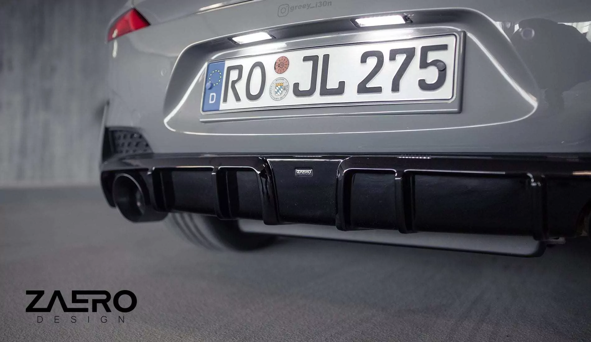 EVO-1 Diffusor für Hyundai I30N Hatchback