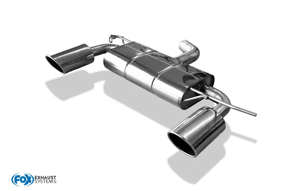Audi A3 - 8P Sportback  Endschalldämpfer Ø70mm Ausgang rechts/links - 129x106 Typ 32 rechts/links