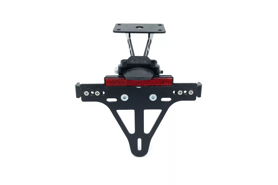 alpha Technik Kennzeichenhalter für Yamaha MT07A MT-07 und MT-07 Moto Cage Typ RM04 RM17 und RM18 ab Modelljahr 2014-