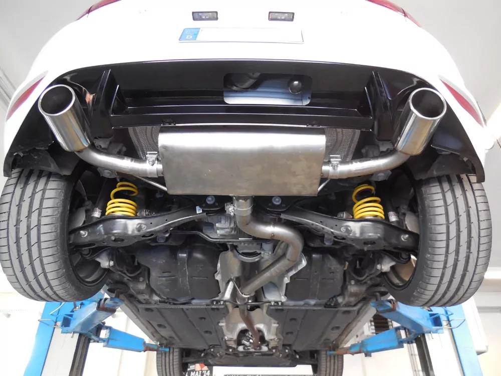 VW Golf VII 4-Motion  Endschalldämpfer quer Ausgang rechts/links - 1x100 Typ 16 rechts/links