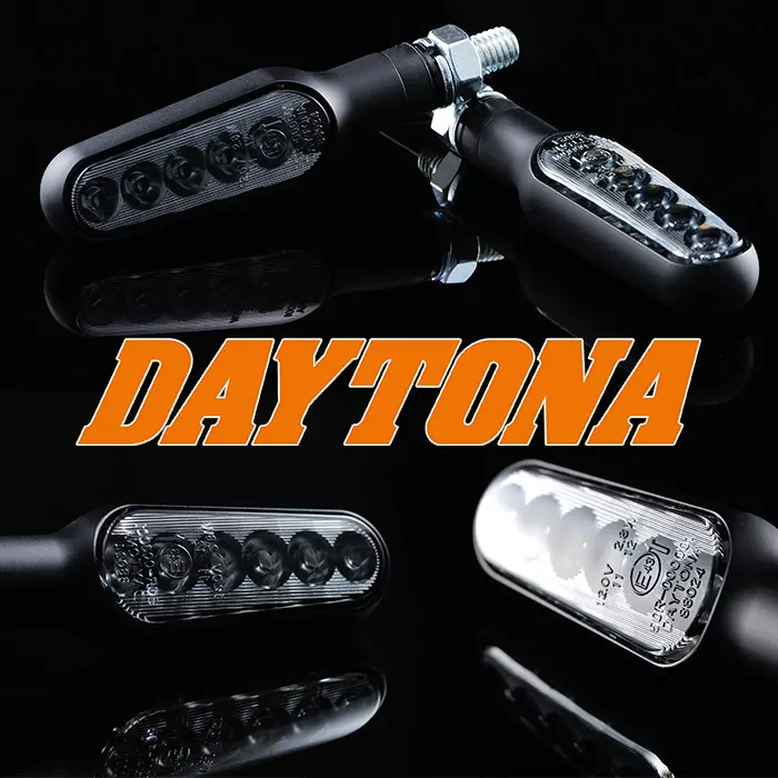 Led-blinker Stellar | Sequenziell | Alu | Schwarz Getönt | Paar | M8 | L 78 X T 23 X H 16mm | E-gepr