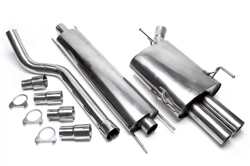 TA Technix Edelstahlanlage 2x76mm passend für Opel Corsa C