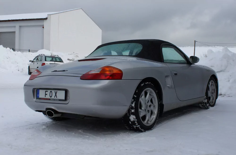 Porsche Boxster Typ 986  Endschalldämpfer Ausgang mittig - 140x90 Typ 32