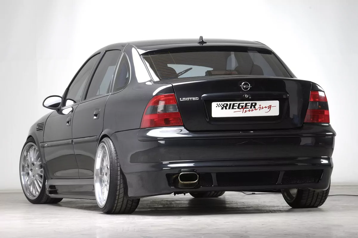 Rieger Heckansatz für Opel Vectra B | Schrägheck -07.98 (bis Facelift) nur bis Facelift