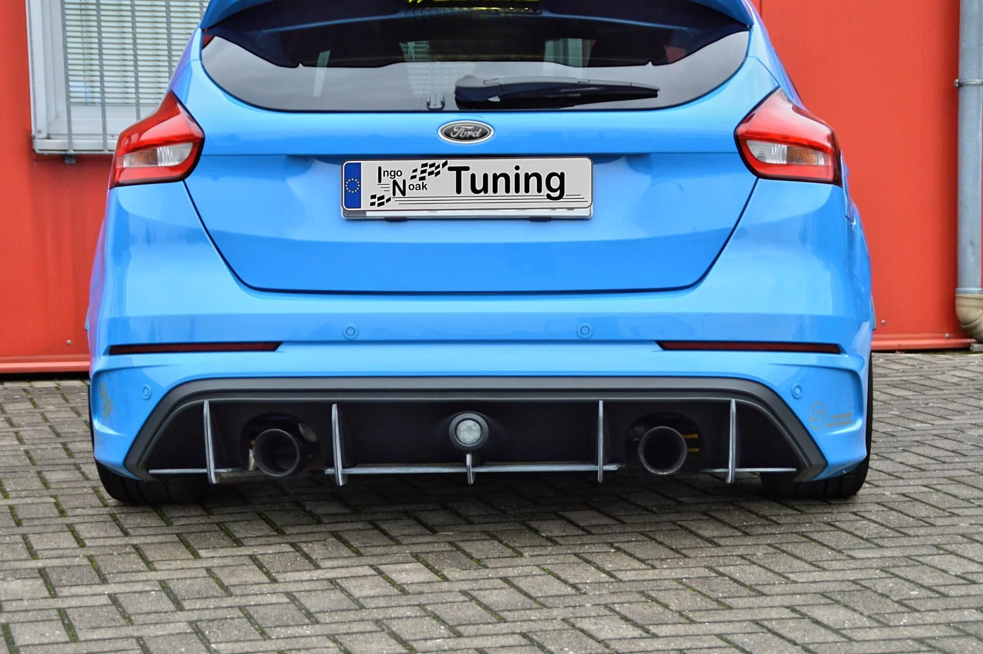 Heckansatz für Ford Focus RS DYB-RS ab Bj. 2016 - in Race Track Optik
