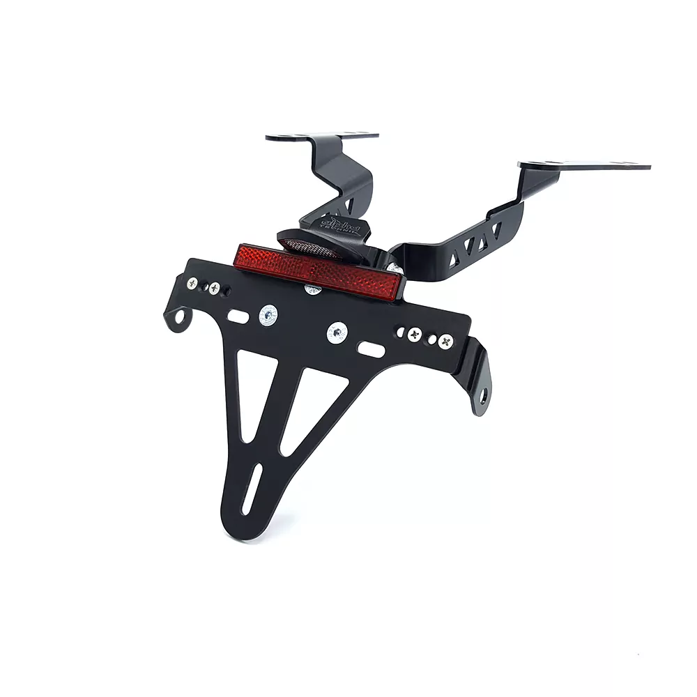 alpha Technik Kennzeichenhalter für Honda CB650R CB650RA und CBR650R CBR650RA Modelljahr 2019 - 2020