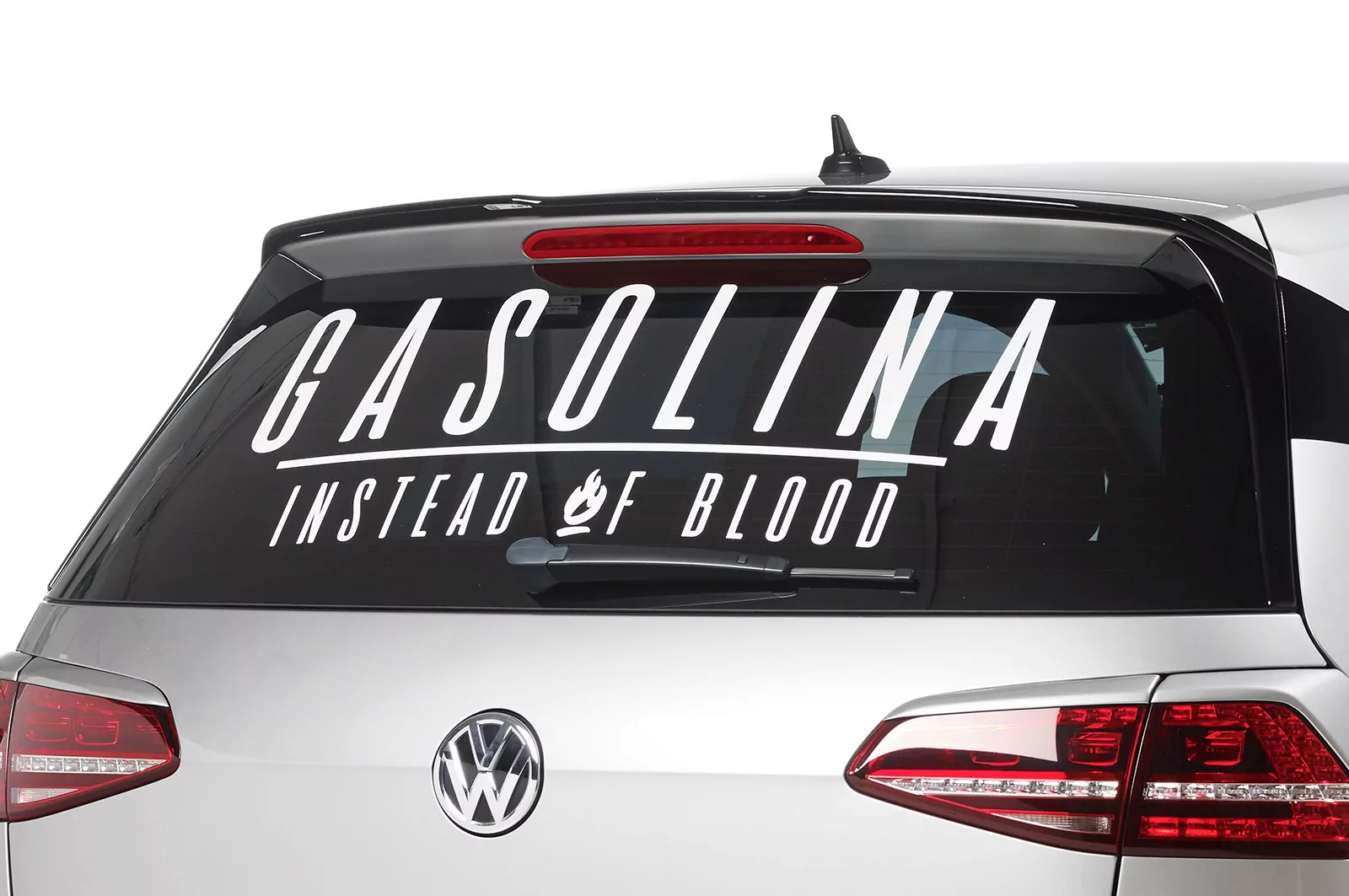 Heckflügel mit ABE für VW Golf 7 Basis HF794 Schwarz Strukturiert