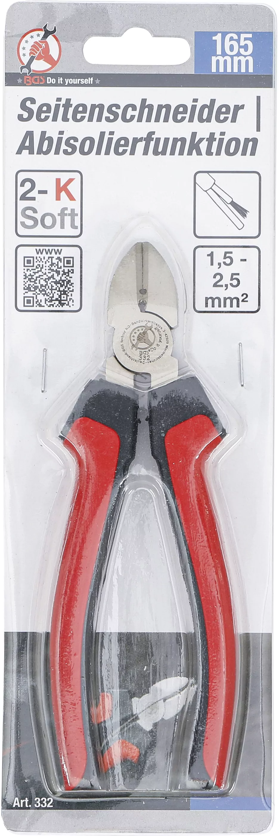 Seitenschneider | Abisolierfunktion | 165 mm