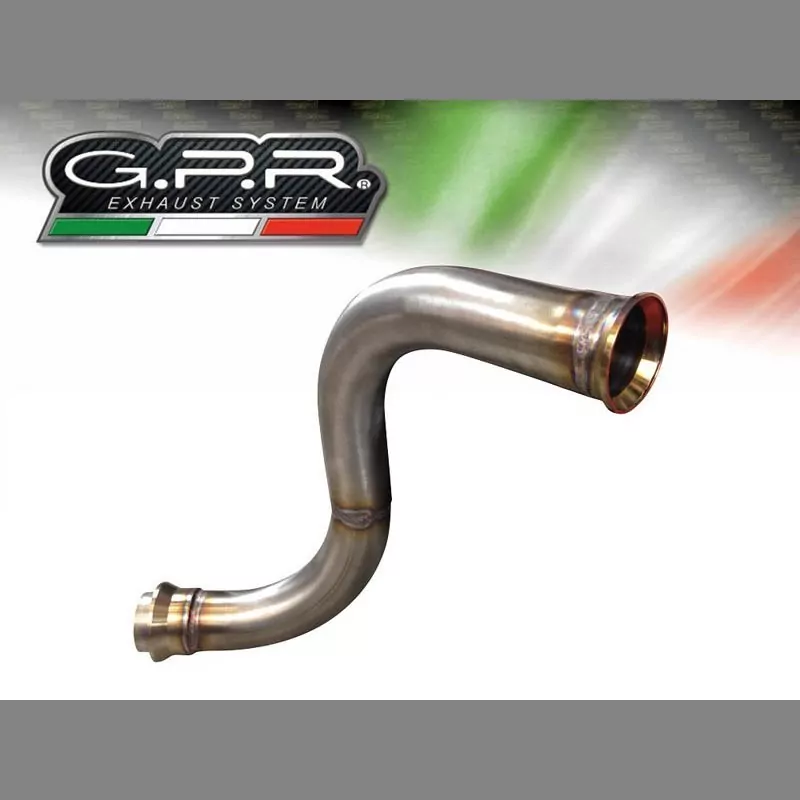 GPR Exhaust System  Ktm Duke 125 2017/2020 e4 Decat pipe manifold Decatalizzatore