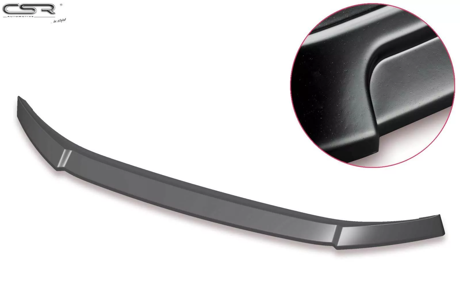 Cup-Spoilerlippe mit ABE für VW up! Lackierfreundlich (schwarz matt)