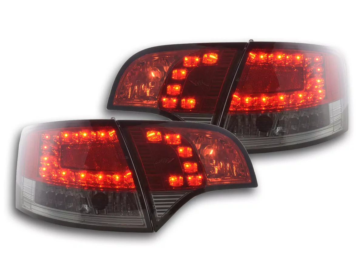 LED Rückleuchten Set Audi A4 Avant Typ 8E Bj. 04-08 rot/schwarz