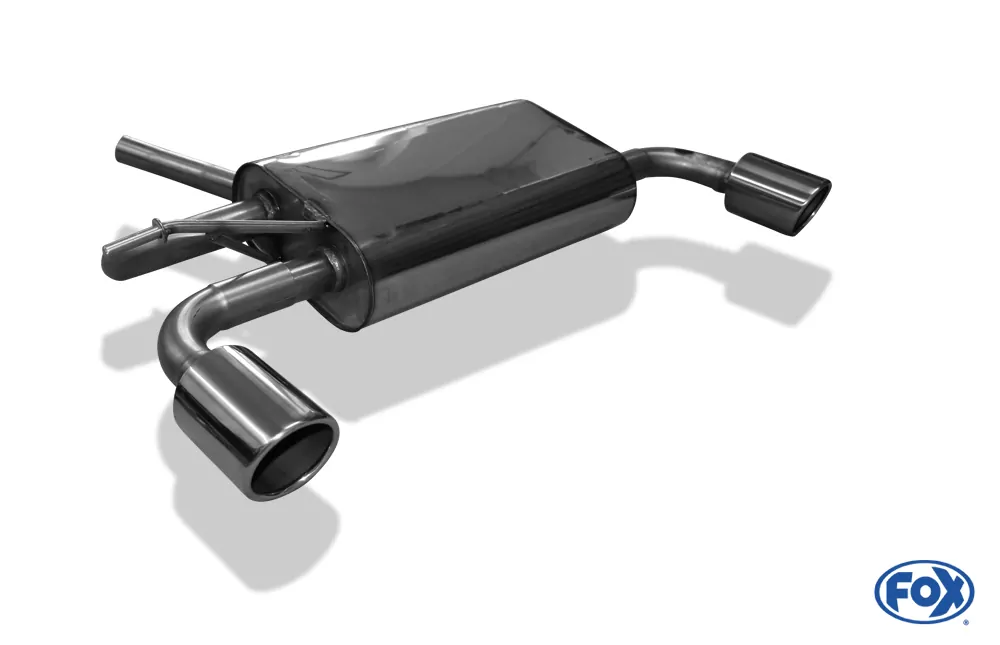 Dacia Duster 4x4  Endschalldämpfer quer Ausgang rechts/links - 1x90 Typ 16 rechts/links