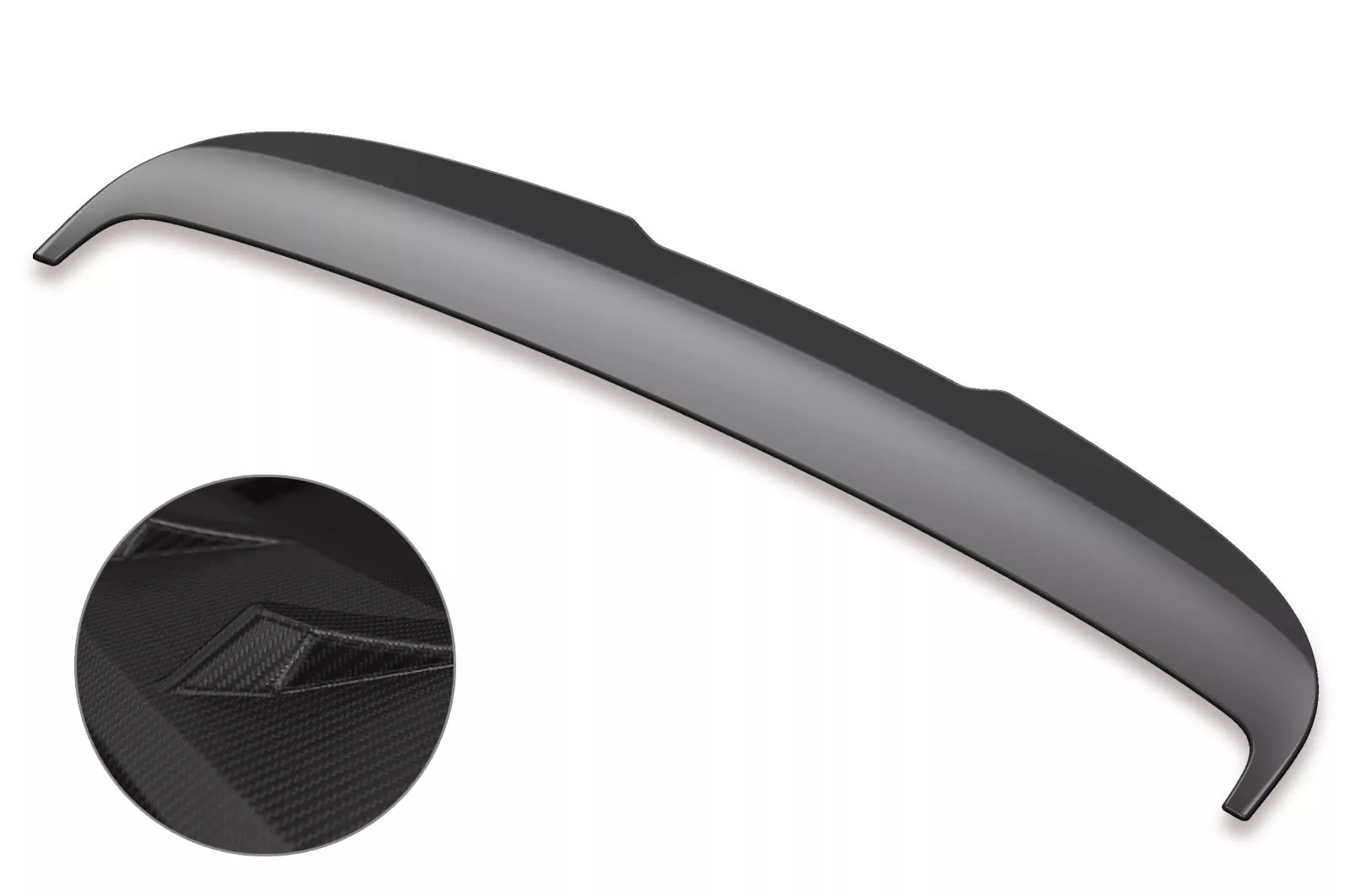 Heckflügel mit ABE für VW Polo V (Typ 6R, 6C) GTI HF615-M Carbon Look (matt)