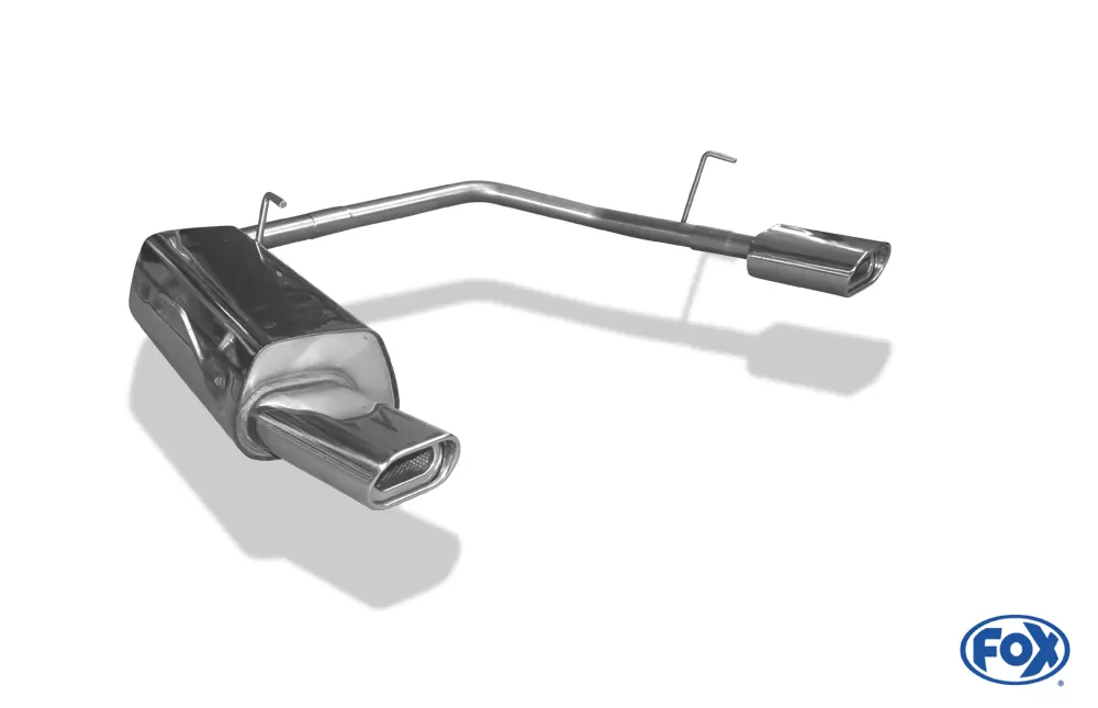 Peugeot 206 S16/ S16 Cabrio  Endschalldämpfer Ausgang rechts/links - 135x80 Typ 53 rechts/links