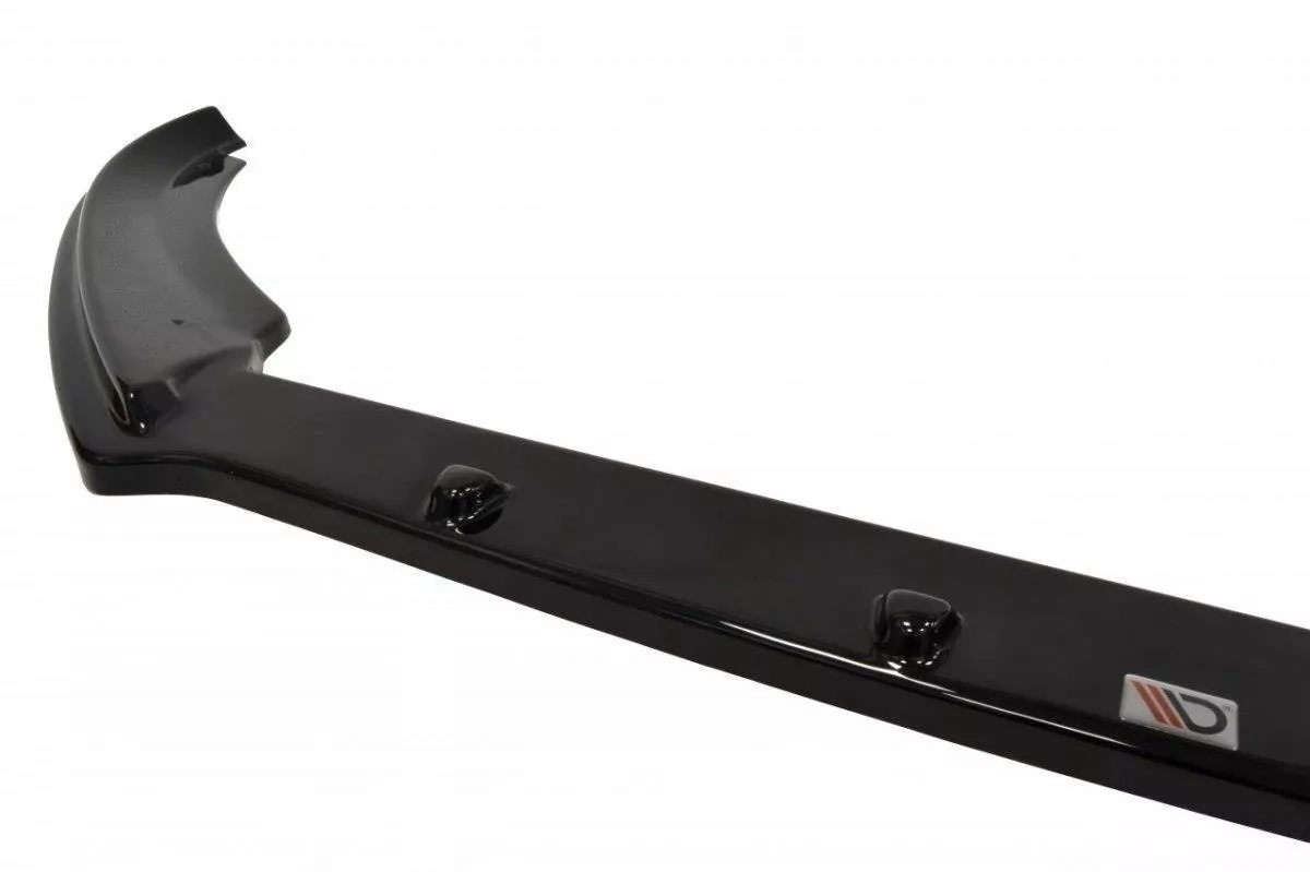 Cup Spoilerlippe Front Ansatz Passend Für V.1 VOLKSWAGEN JETTA MK6 SEDAN Vor Facelift Schwarz Hochglanz
