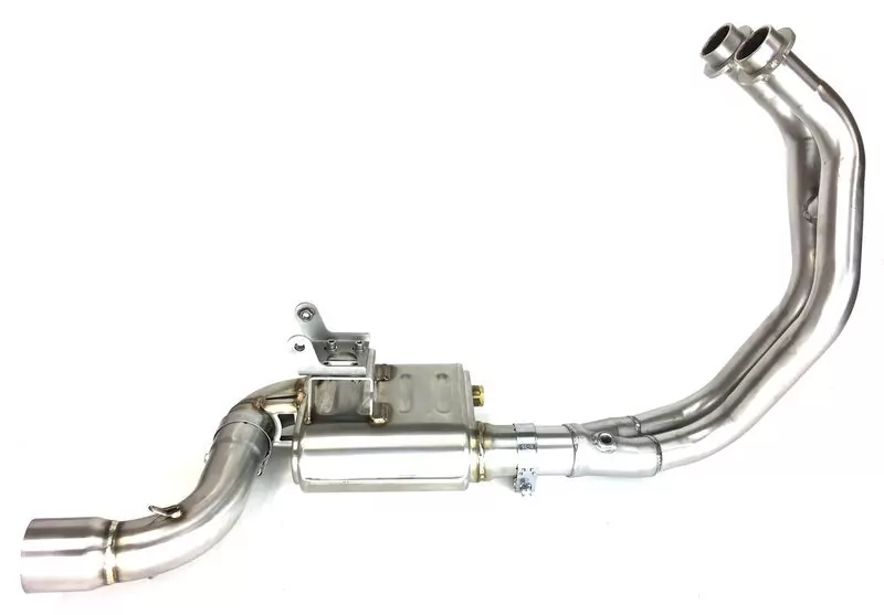 IXRACE Edelstahl-Komplettanlage MK2 für Yamaha MT 07, 14-20 E-geprüft