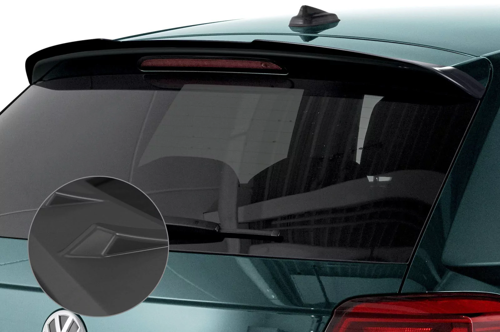 Heckflügel mit ABE für VW Polo VI 2G (AW) Lackierfreundlich (schwarz matt)