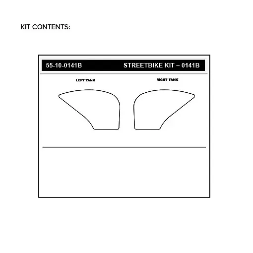 Stompgrip Traction Pad Volcano für KTM 790 Duke 18-19 Schwarz