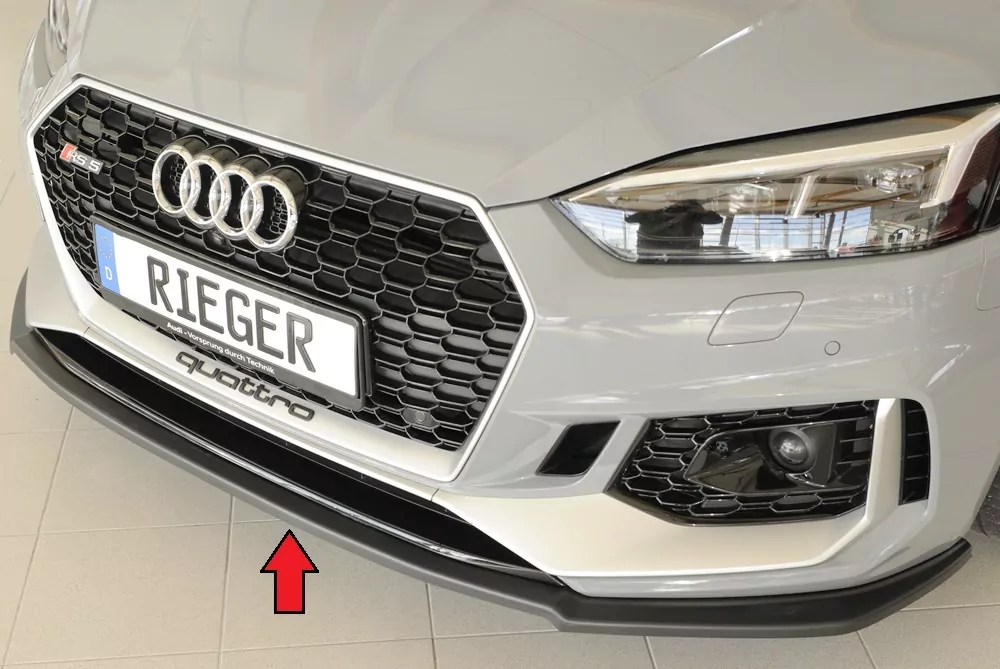 Rieger Spoilerschwert für Audi RS5 (B9/F5) - Coupe 03.17-02.20 (bis Facelift) carbon optik