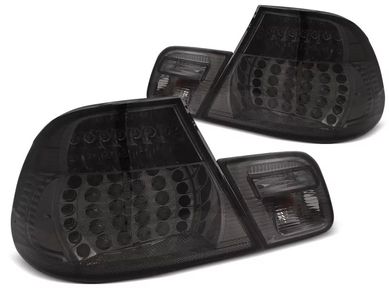 Led Tail Lights Smoke Fits Bmw E46 04.03-06 Coupe