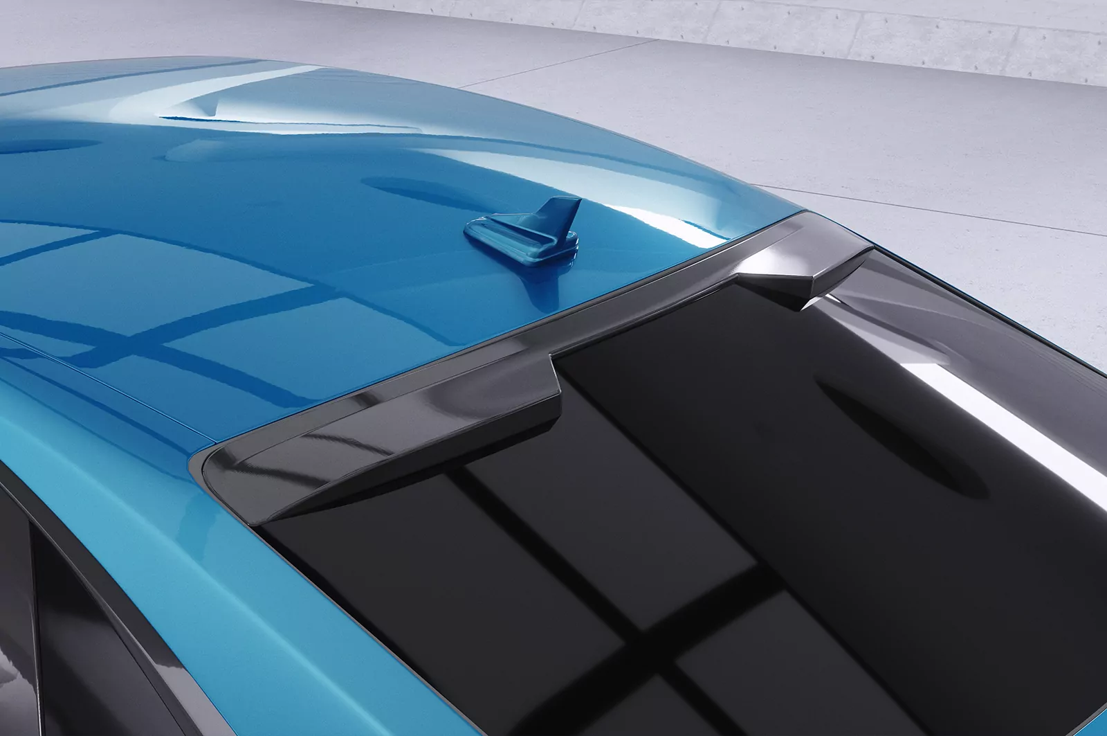 Heckscheibenblende für Audi A3 / S3 / RS3 (8Y) Limousine HSB086 Schwarz Strukturiert