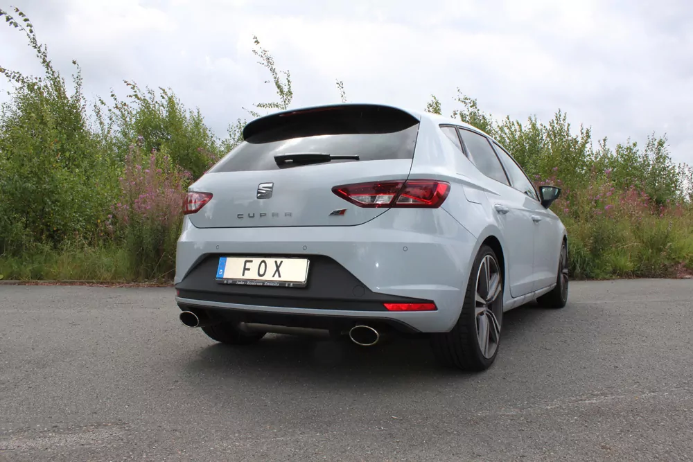 Seat Leon 5F Cupra  Endschalldämpfer Ausgang rechts/links - 140x90 Typ 44 rechts/links