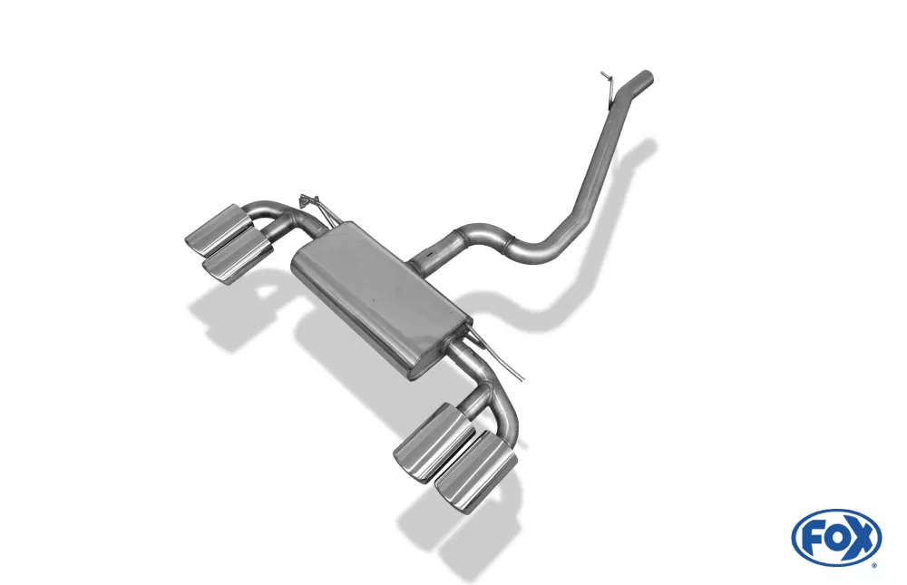 VW Golf VII 4-Motion R-Optik  Endschalldämpfer quer Ausgang rechts/links - 2x115x85 Typ 32 rechts/links