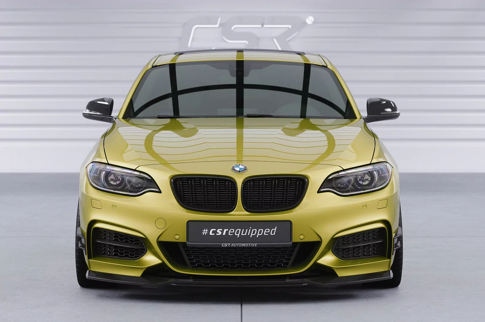 Performance Flaps für BMW 2er F22 / F23 (M-Paket, M2) FP027 Schwarz Strukturiert