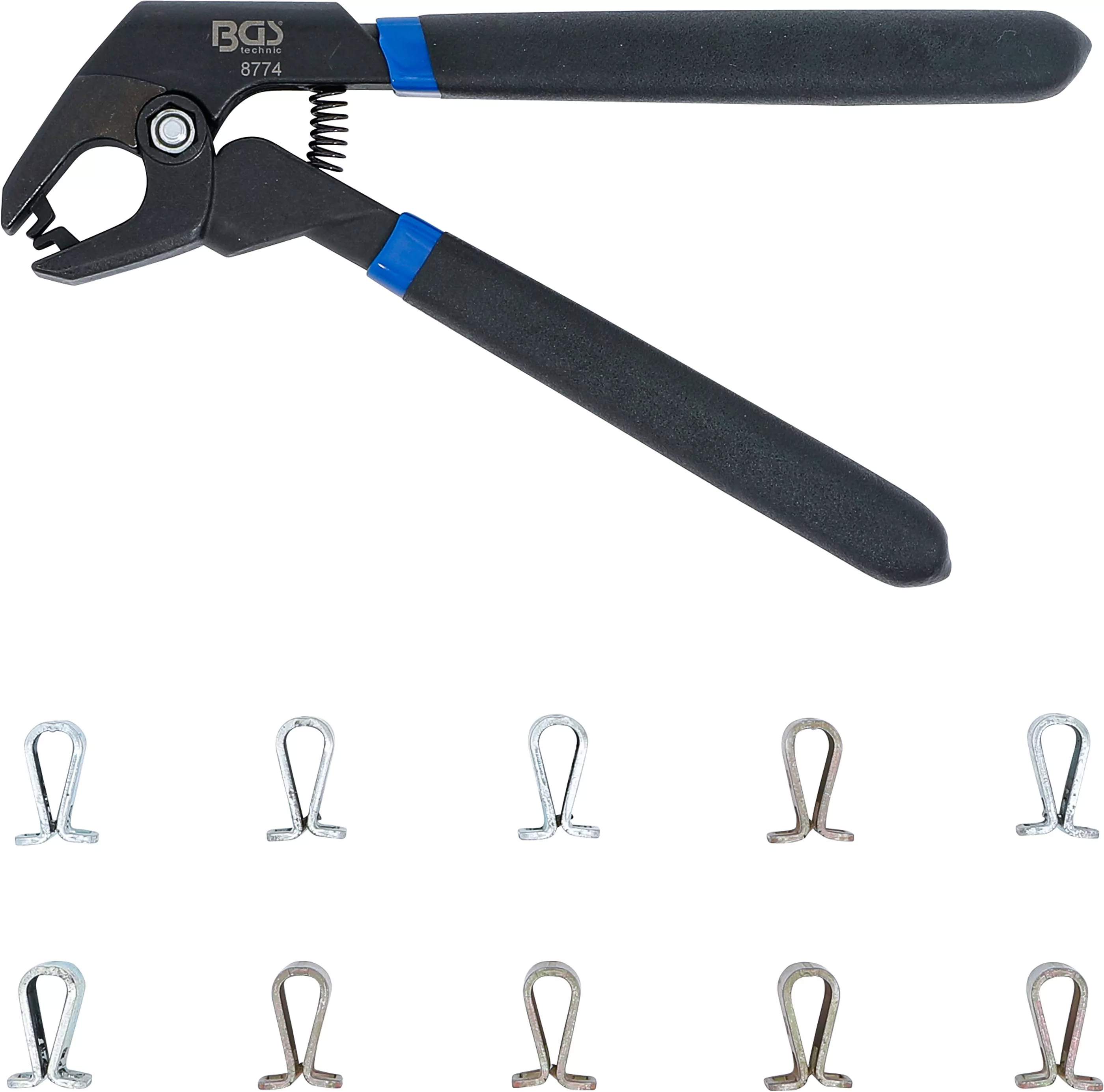 Fixierklammern-Satz mit Klammernzange | 11-tlg.