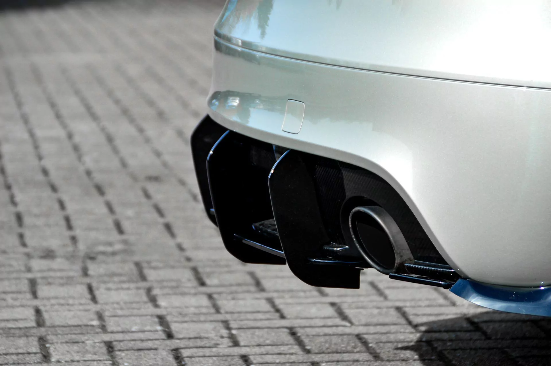 Gefräster Heckansatz aus ABS für Audi TT 8J 3.2 V6 S-Line