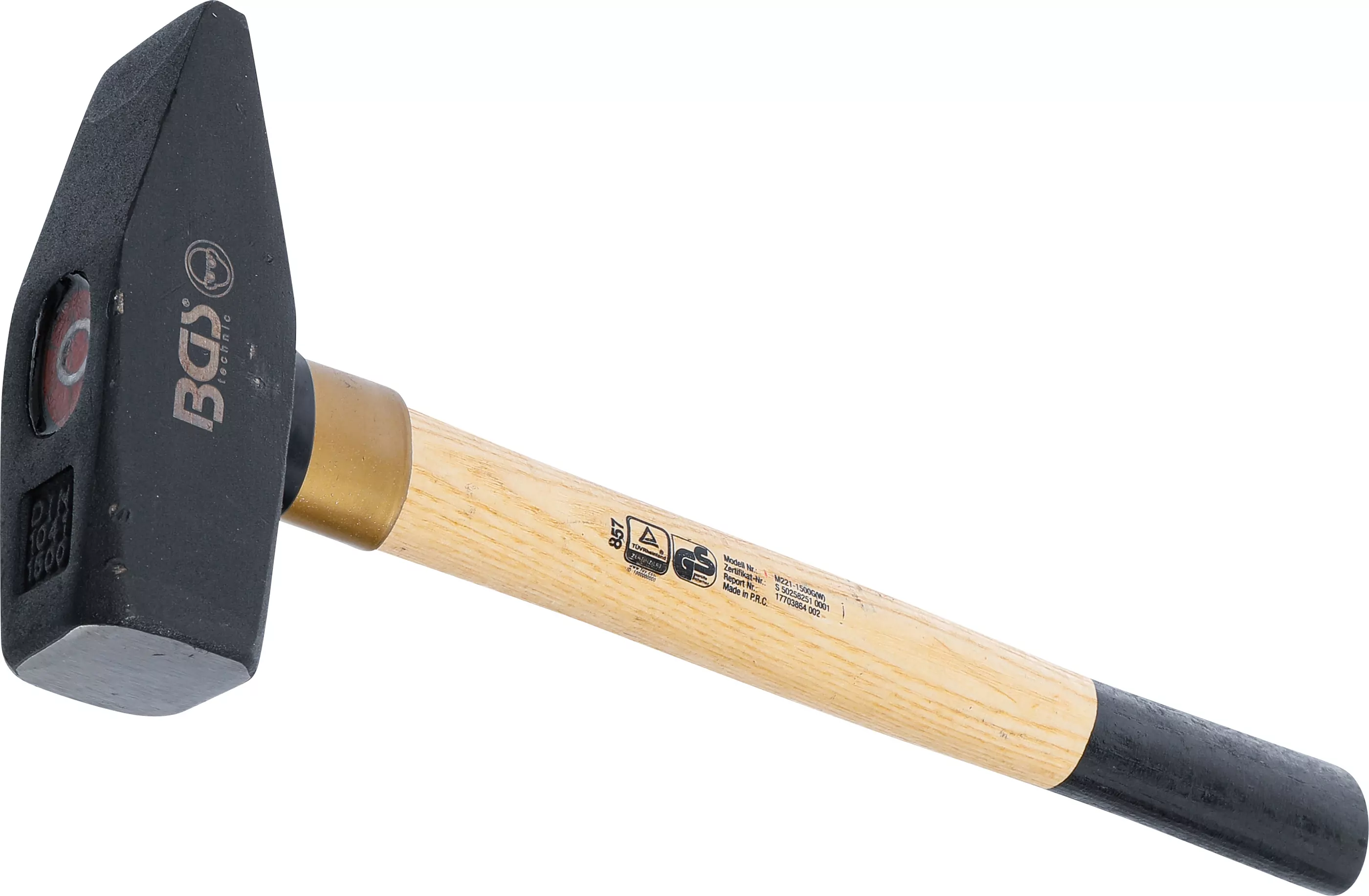 Schlosserhammer | Holz-Stiel | DIN 1041 | 1500 g