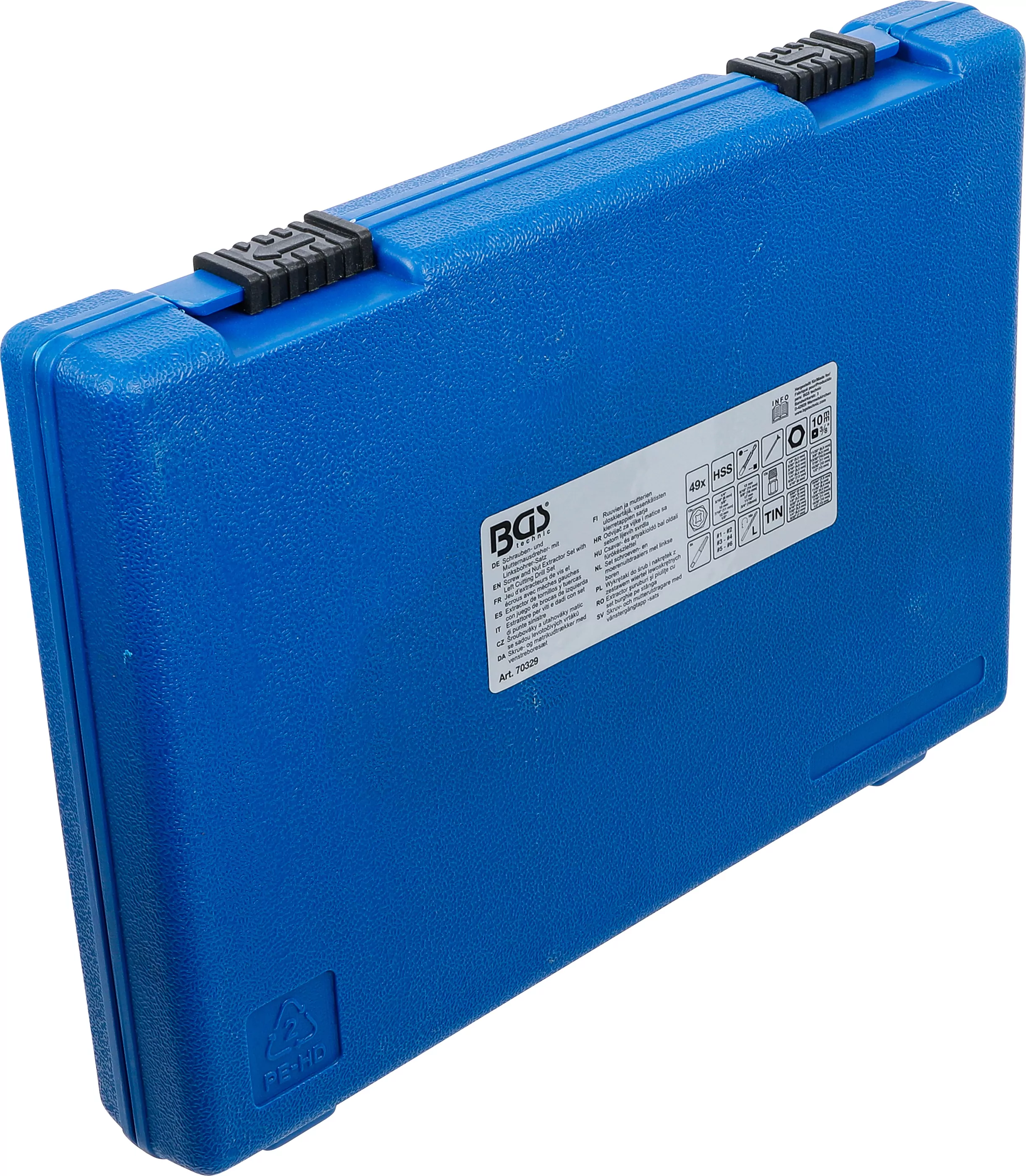 Schrauben- und Mutternausdreher- mit Linksbohrer-Satz | 2 - 18 mm | 49-tlg.