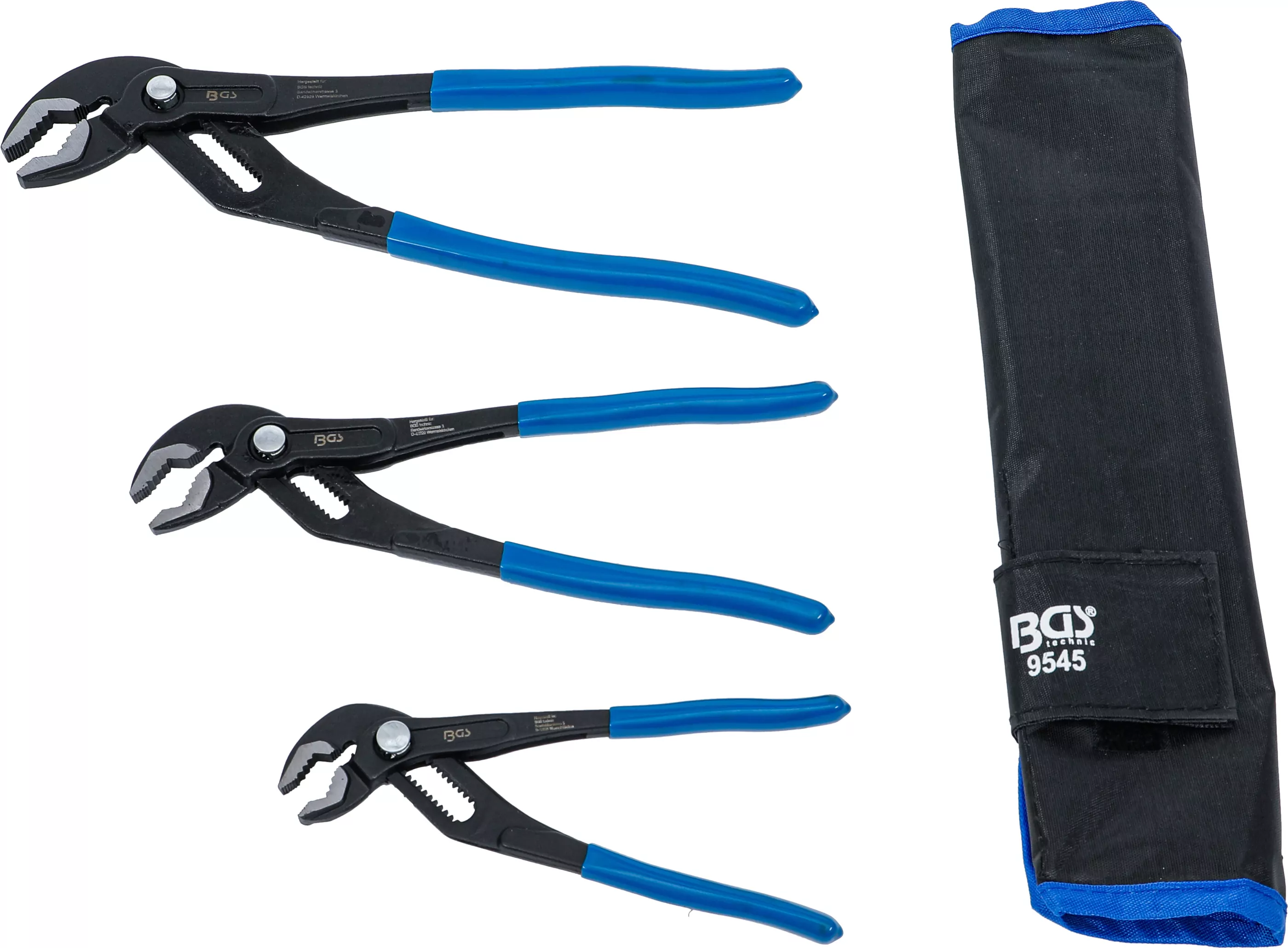 Wasserpumpenzangen-Satz | arretierbar | 175 / 240 / 300 mm | 3-tlg.