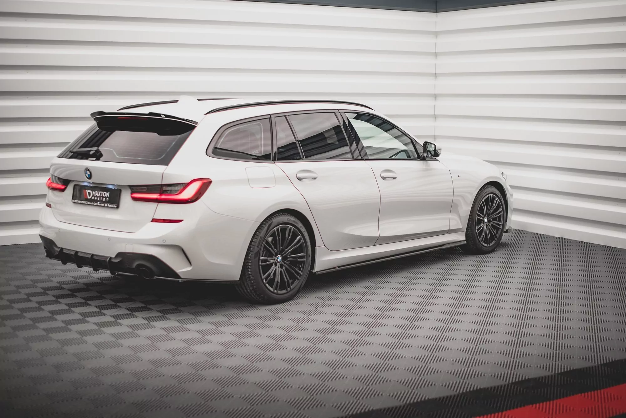 Seitenschweller Ansatz Für V.2 Für BMW 3er G20 / G21 M-Paket Schwarz Hochglanz