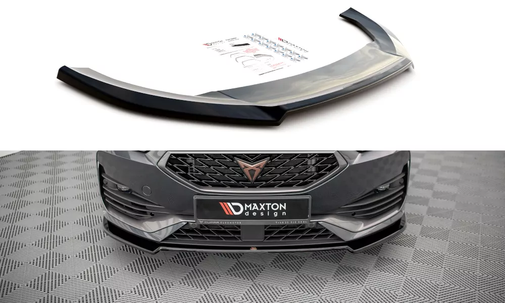 Street+ Spoilerlippe Front Ansatz V.2 Passend Für Cupra Leon Mk1 