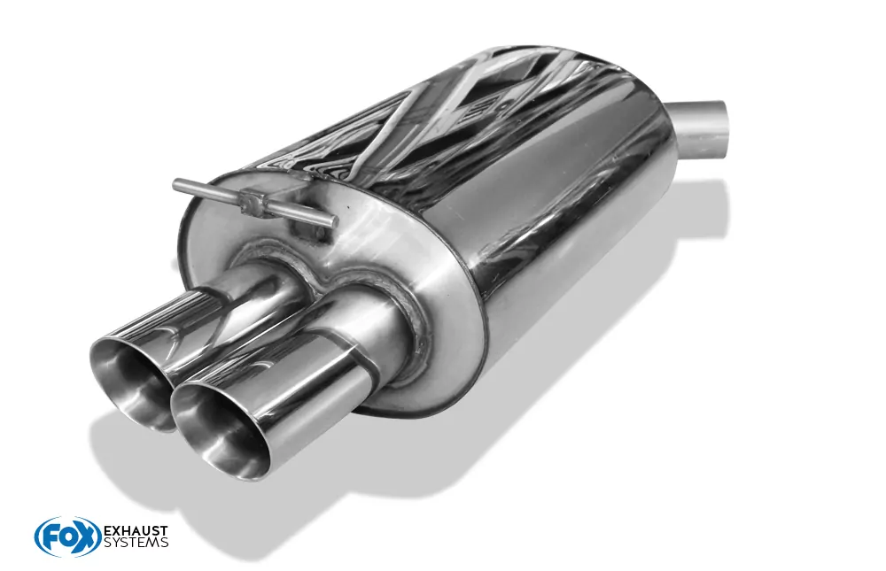 BMW X3 - X53  Endschalldämpfer auf original Vorschalldämpfer - 2x80 Typ 25