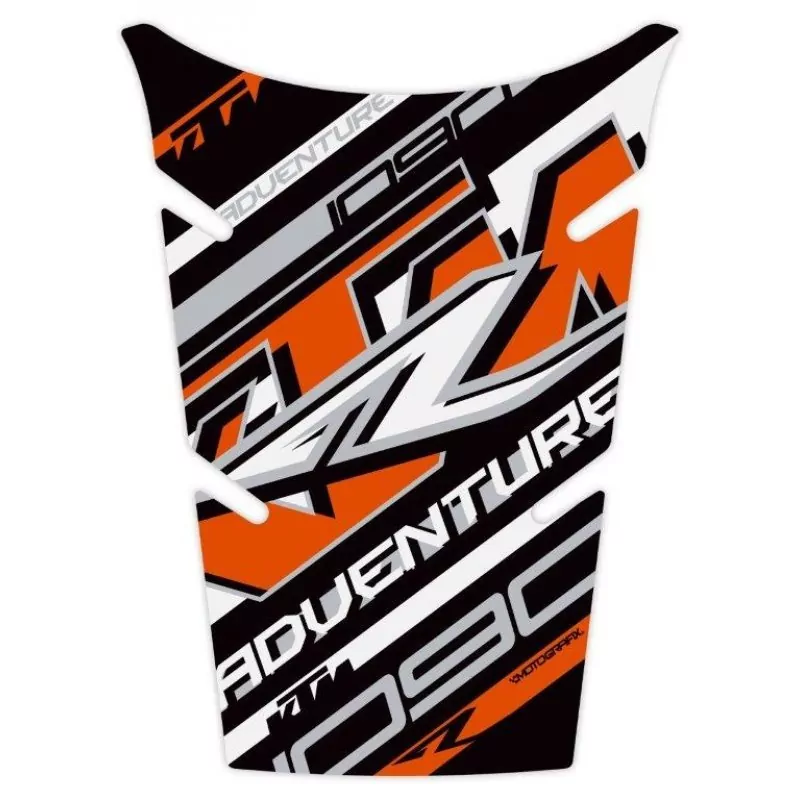 Motografix KTM 1090 Adventure Factory 3D Gel Tank Pad Protector TKTM06OK