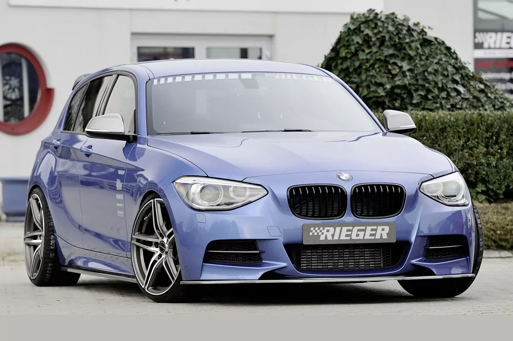 Rieger Spoilerschwert für BMW 1er F20  (1K4) | Lim. / 4-tür. 09.11-03.2015 (bis Facelift) für orig. M-Paket-Frontschürze