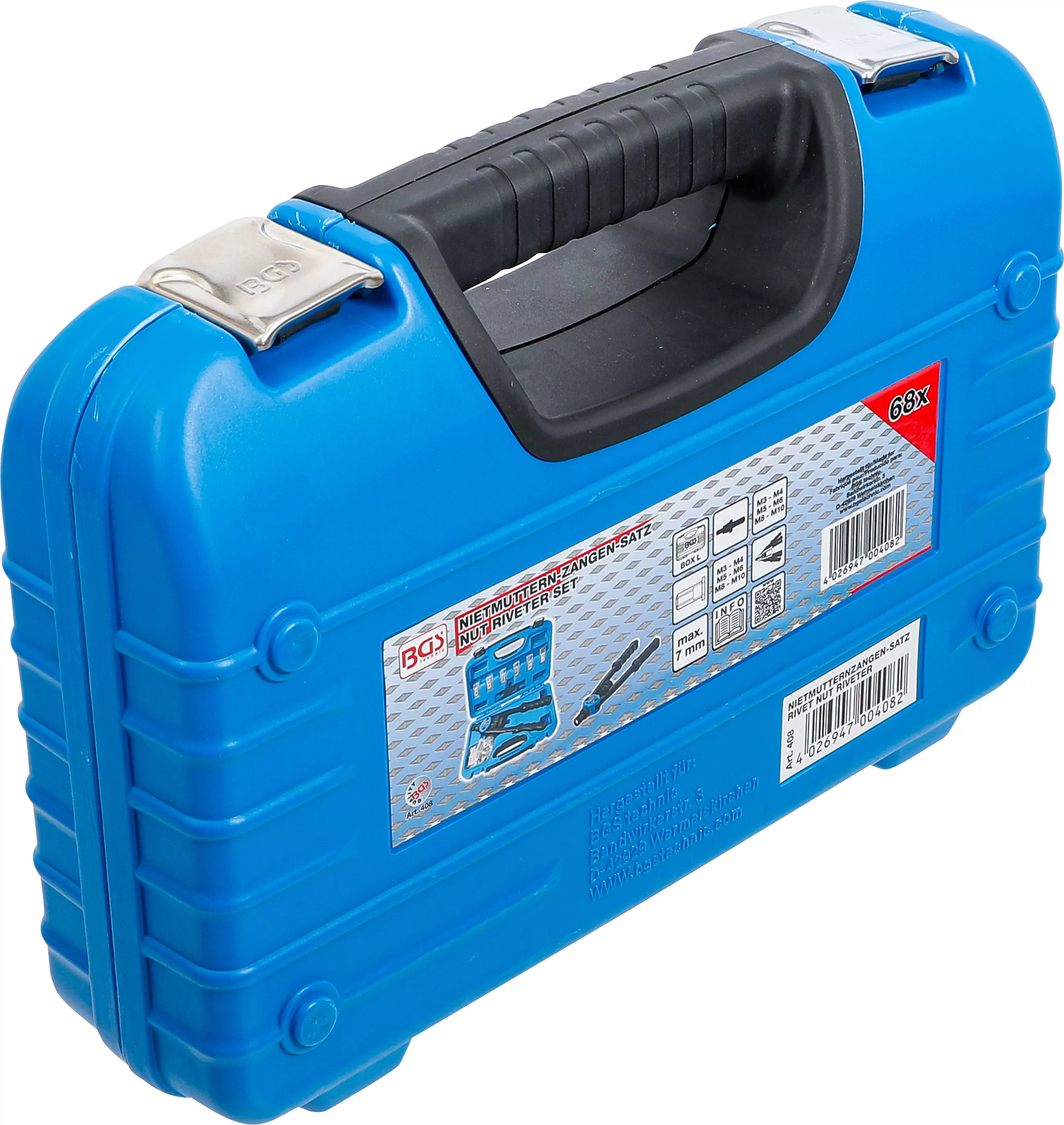 Nietmutternzangen-Satz | M3 - M10 | 68-tlg.